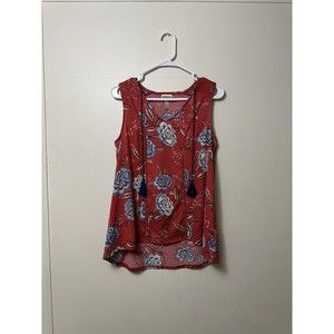 Knox Rose Tank Top Blouse Women’s Size XS